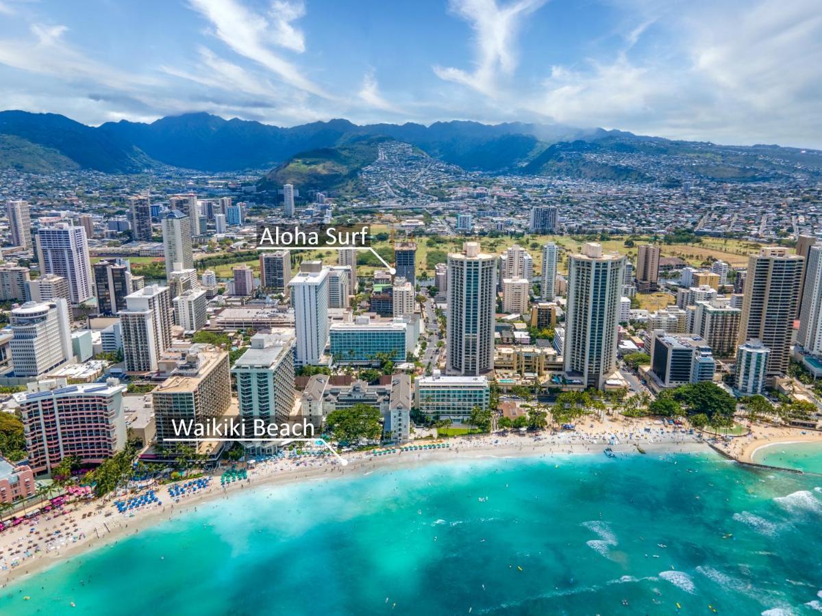 City View Studio With Pool Access In Aloha Surf! 檀香山 外观 照片